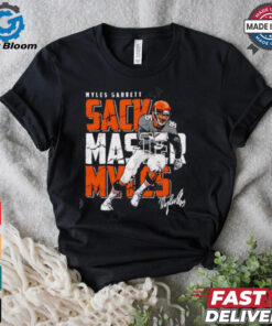 Cleveland Browns Myles Garrett Sack Master Myles running signature shirt