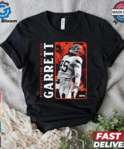 Cleveland Browns Myles Garrett Vertical signature shirt