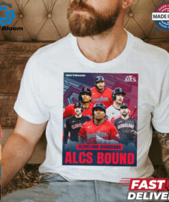 Cleveland Guardians ALCS Bound World Series 2024 MLB Postseason Poster t shirt