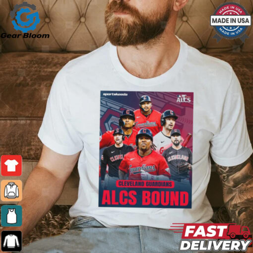 Cleveland Guardians ALCS Bound World Series 2024 MLB Postseason Poster t shirt