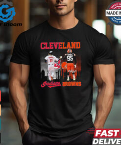 Cleveland Indians Jose Ramirez X Cleveland Browns Myles Garrett 2024 Shirt