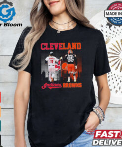 Cleveland Indians Jose Ramirez X Cleveland Browns Myles Garrett 2024 Shirt