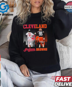 Cleveland Indians Jose Ramirez X Cleveland Browns Myles Garrett 2024 Shirt