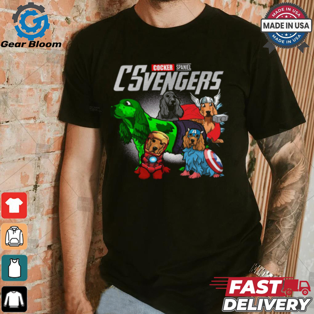 Cocker Spaniel CSvengers Marvel Avengers Endgame T Shirt Cocker Spaniel CSvengers Marvel Avengers Endgame T Shirt