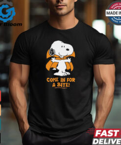 Come In For A Bite Peanuts Snoopy Vampire Shirt