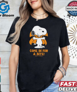 Come In For A Bite Peanuts Snoopy Vampire Shirt