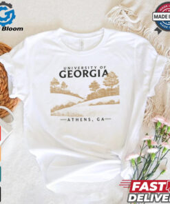 ComfortWash Cream Georgia Bulldogs Fields T Shirt