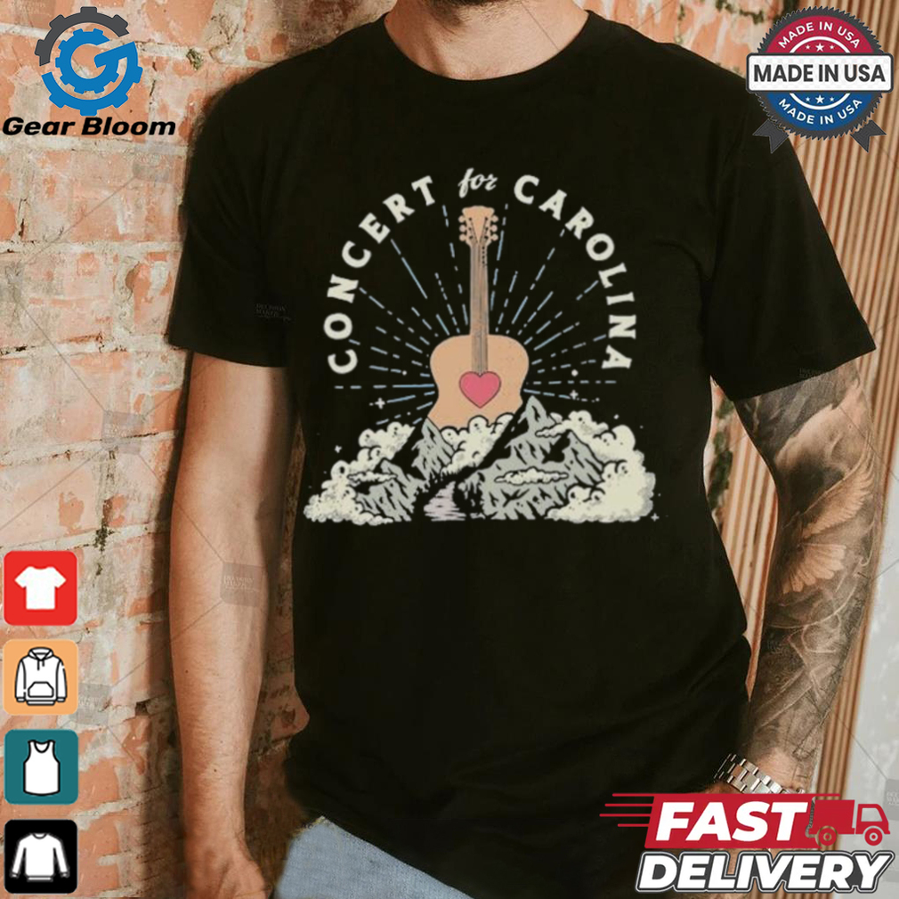 Concert For Carolina With Luke Combs Mountain Guitar 2024 T Shirts Concert For Carolina With Luke Combs Mountain Guitar 2024 T Shirts