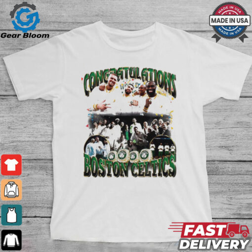 Congratulations Boston Celtics 18th Ring Champions shirt