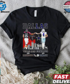 Conner Weigman Texas A&M Aggies on Saturdays and Dak Prescott Dallas Cowboys on Sundays Dallas city shirt