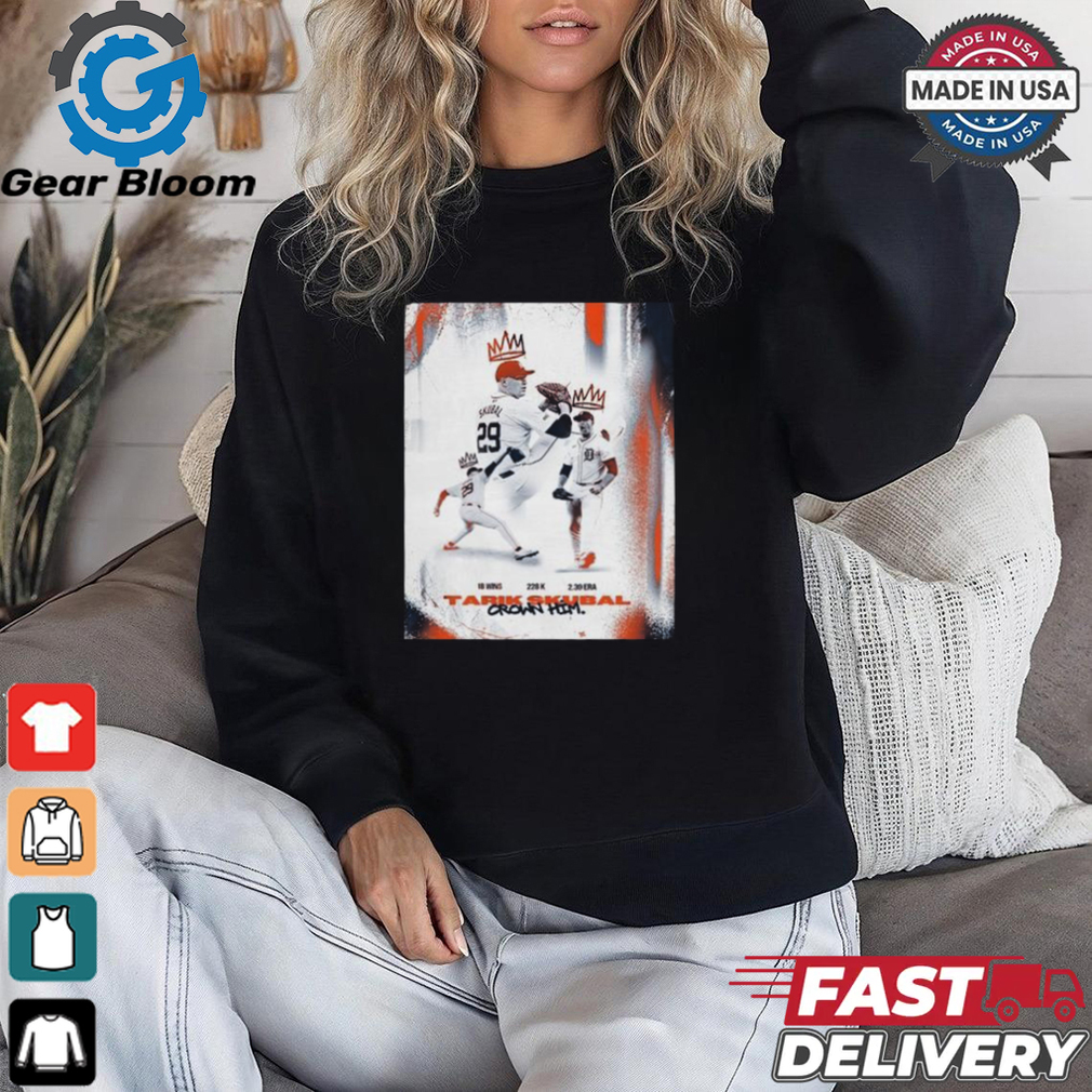 Crown Him Tarik Skubal Triple Crown Shirt Crown Him Tarik Skubal Triple Crown Shirt