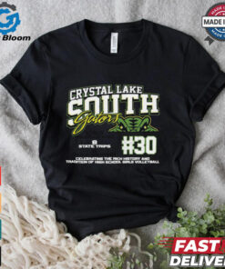 Crystal Lake South Gators #30 Celebrating The Rich History And Tradition Of High School Girls Volleyball Shirt