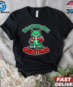 Cute The Cat Who Stole Christmas T Shirt