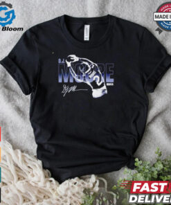 D.J. Moore Chicago Bear Overlay signature shirt