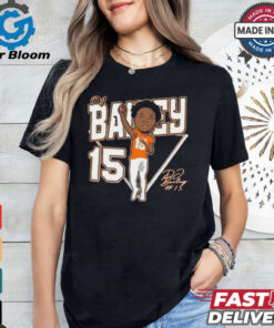 DJ Bailey 15 NCAA 2024 Sam Houston Bearkats football Caricature Signature t shirt