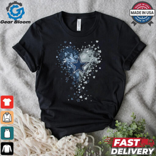 Dallas Cowboys Crystal Heart Shirt