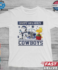 Dallas Cowboys Snoopy and Woodstock Happy Holidays shirt