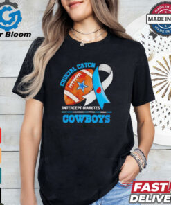 Dallas Cowboys crucial catch intercept diabetes shirt