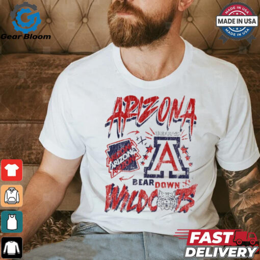 Dark Horse X Arizona Arizona Wildcats Bear Down 1885 Vintage t shirt