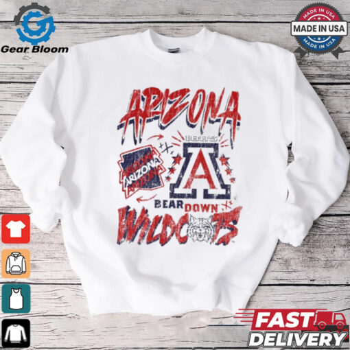 Dark Horse X Arizona Arizona Wildcats Bear Down 1885 Vintage t shirt