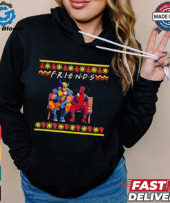 Deadpool and Wolverine Friends ugly Christmas shirt