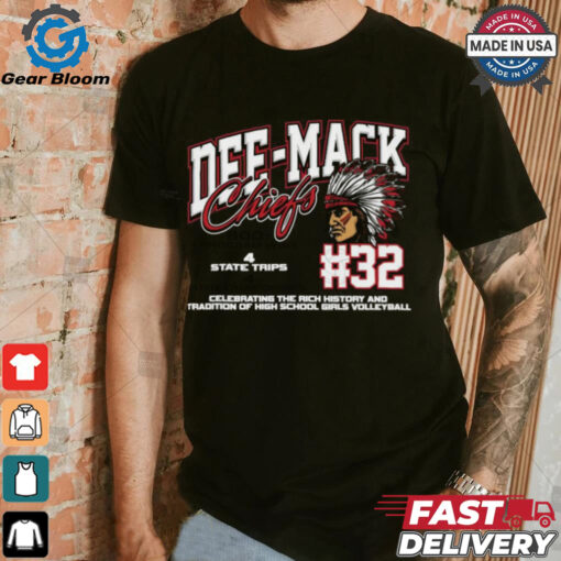 Dee Mack Chiefs #32 Celebrating The Rich History And Tradition Of High School Girls Volleyball Shirt