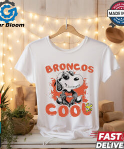 Denver Broncos NFL Team Snoopy Joe Cool T Shirt