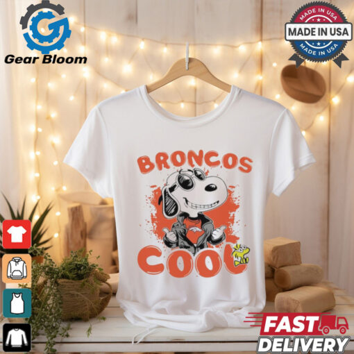 Denver Broncos NFL Team Snoopy Joe Cool T Shirt