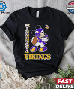 Design Minnesota Vikings Quarterback Mickey Mouse 2024 Shirt