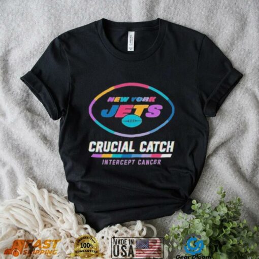 Design New York Jets 2024 Crucial Catch Intercept Cancer Awareness T Shirt