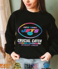 Design New York Jets 2024 Crucial Catch Intercept Cancer Awareness T Shirt