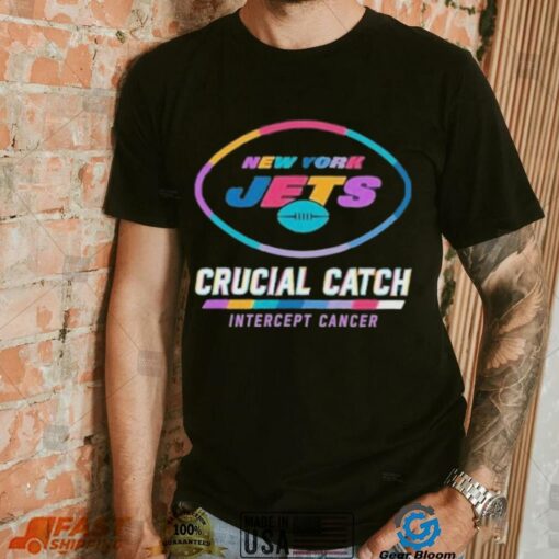 Design New York Jets 2024 Crucial Catch Intercept Cancer Awareness T Shirt