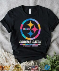 Design Pittsburgh Steelers 2024 Crucial Catch Intercept Cancer Awareness T Shirt