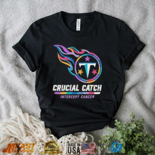 Design Tennessee Titans 2024 Crucial Catch Intercept Cancer Awareness T Shirt