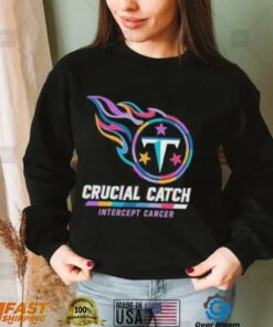 Design Tennessee Titans 2024 Crucial Catch Intercept Cancer Awareness T Shirt