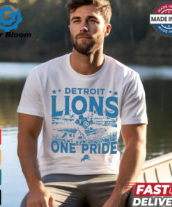 Detroit Lions Gameday One Pride Vintage Stadium Shirt