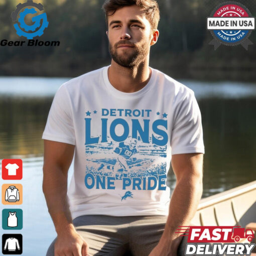 Detroit Lions Gameday One Pride Vintage Stadium Shirt