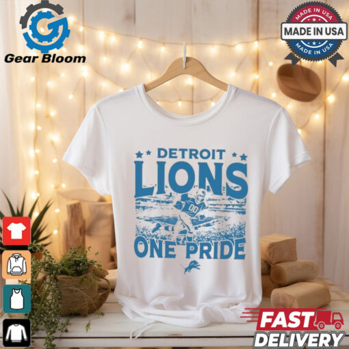 Detroit Lions Gameday One Pride Vintage Stadium Shirt