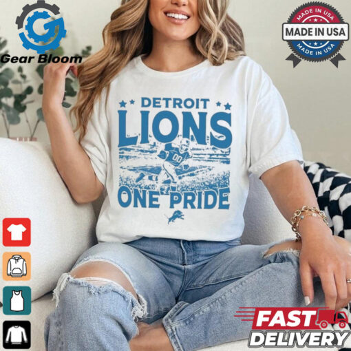 Detroit Lions Gameday One Pride Vintage Stadium Shirt