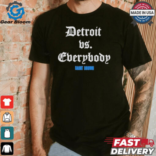 Detroit Lions Vs Cherybody Saint Brown T Shirt