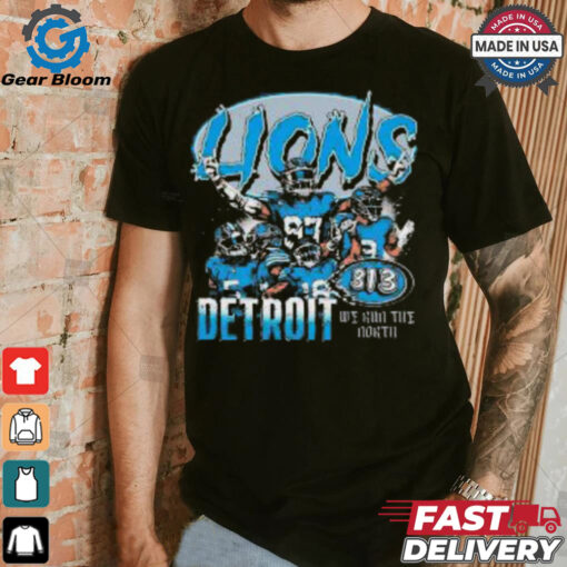 Detroit Lions We Run The North T Shirt