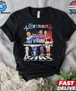 Detroit Tigers Detroit Lions Red Wings Detroit Pistons All The Stars 2024 Signatures Shirt