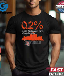 Detroit Tigers Skyline 0.2_ Chance A City That Doesn’t Care About The Odds Shirt