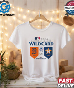 Detroit Tigers Vs Houston Astros 2024 AL Wild Card Game T Shirt