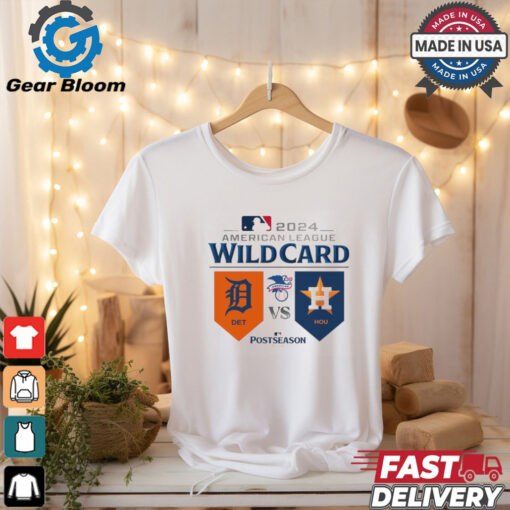 Detroit Tigers Vs Houston Astros 2024 AL Wild Card Game T Shirt