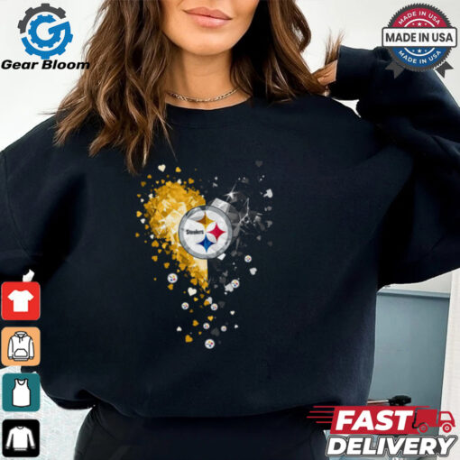 Diamond Encrusted Steelers Heartbreak T Shirt