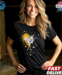 Diamond Encrusted Steelers Heartbreak T Shirt