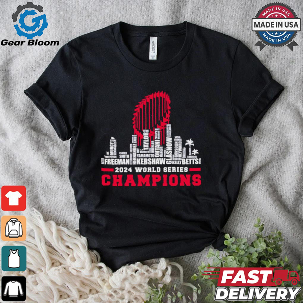 Dodgers 2024 world series champions trophy city skyline shirt Dodgers 2024 world series champions trophy city skyline shirt