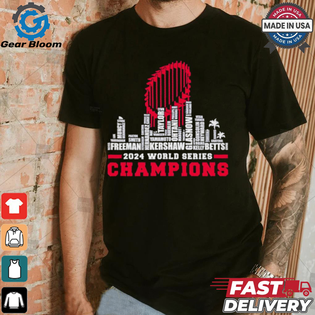 Dodgers 2024 world series champions trophy city skyline shirt Dodgers 2024 world series champions trophy city skyline shirt