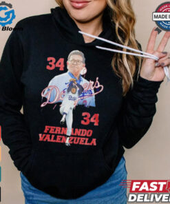 Dodgers Fernando Valenzuela 34 thank you for the memories shirt